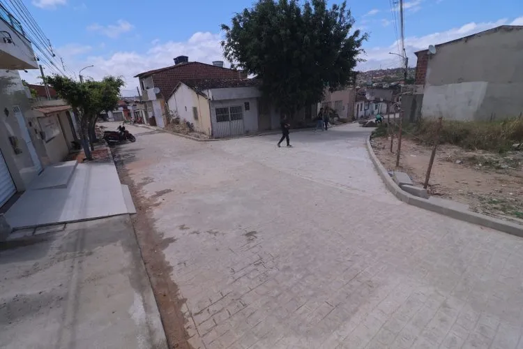 conclus&atilde;o da Rua Heleno Joaquim Santana