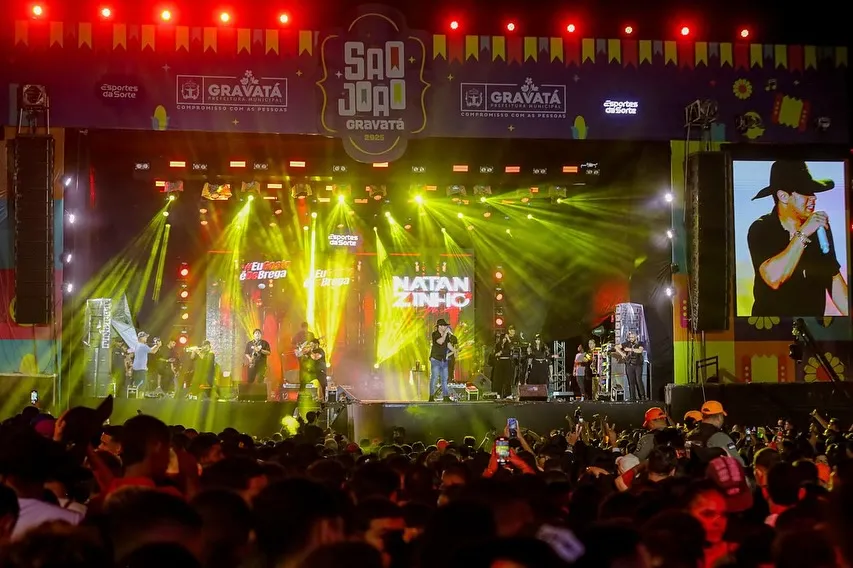 Explosão de alegria, forró e emoção: primeira noite do São João de Gravatá foi um sucesso!
