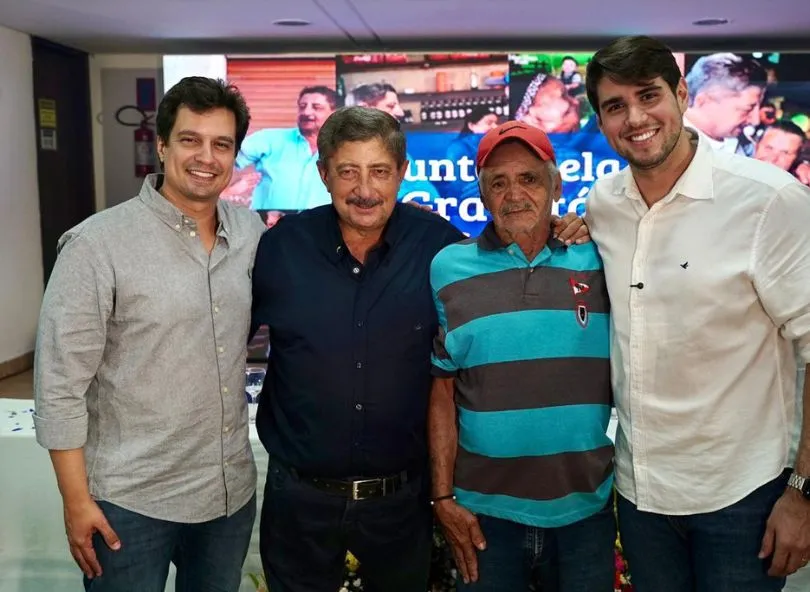 Joaquim Neto fortalece grupo político e apresenta Bruno Marques e Lucas Ramos em ato que movimenta os bastidores da política de Gravatá e da região.